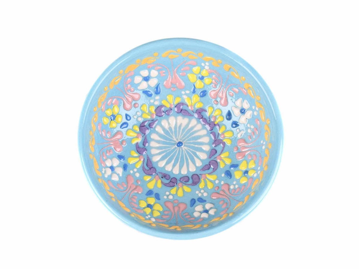 10 cm Turkish Bowls Dantel Collection Light Blue Ceramic Sydney Grand Bazaar 11 