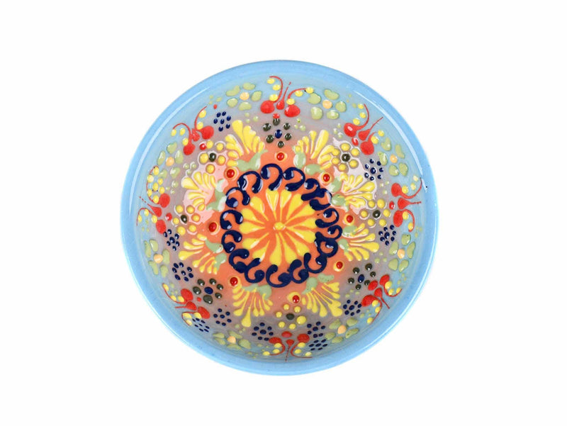 10 cm Turkish Bowls Dantel Collection Light Blue Ceramic Sydney Grand Bazaar 14 