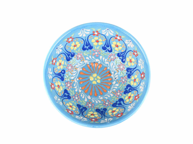 10 cm Turkish Bowls Dantel Collection Light Blue Ceramic Sydney Grand Bazaar 10 