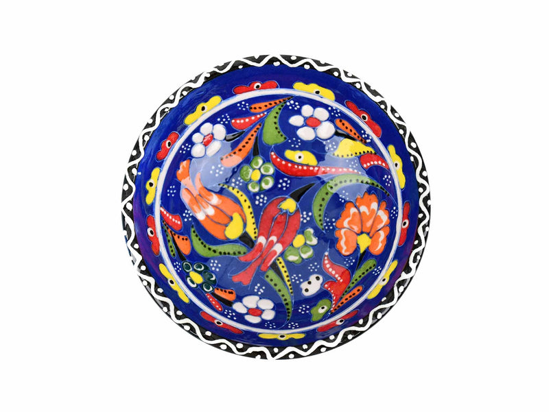10 cm Turkish Bowls Flower Collection Blue Ceramic Sydney Grand Bazaar 13 