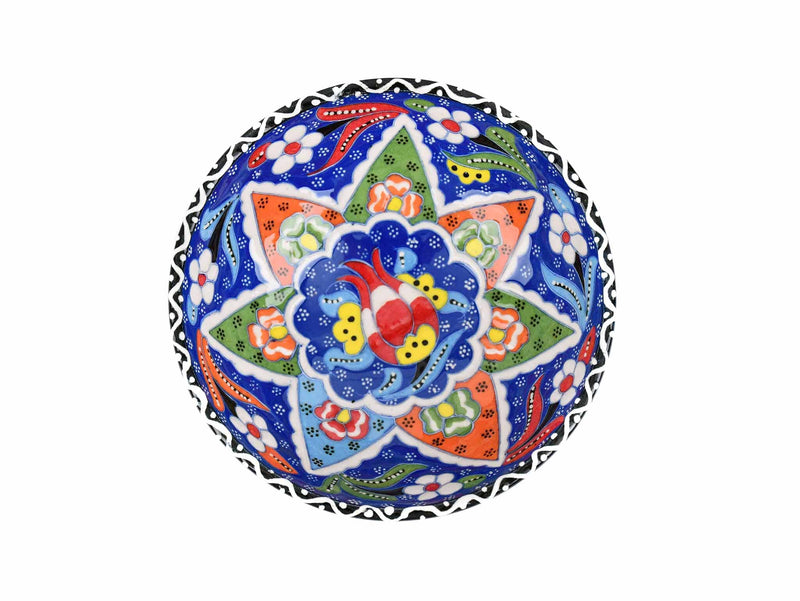10 cm Turkish Bowls Flower Collection Blue Ceramic Sydney Grand Bazaar 8 