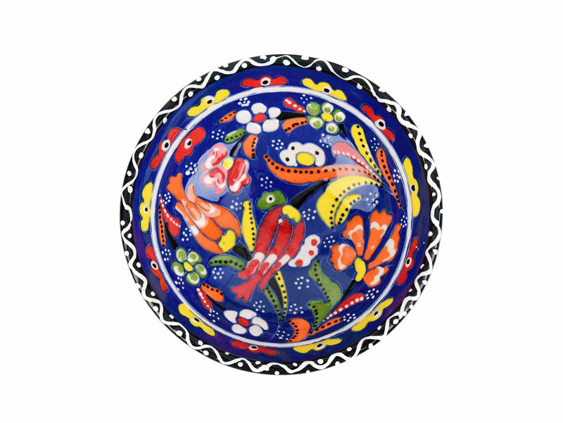 10 cm Turkish Bowls Flower Collection Blue Ceramic Sydney Grand Bazaar 16 