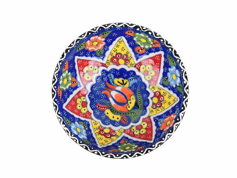 10 cm Turkish Bowls Flower Collection Blue Ceramic Sydney Grand Bazaar 7 