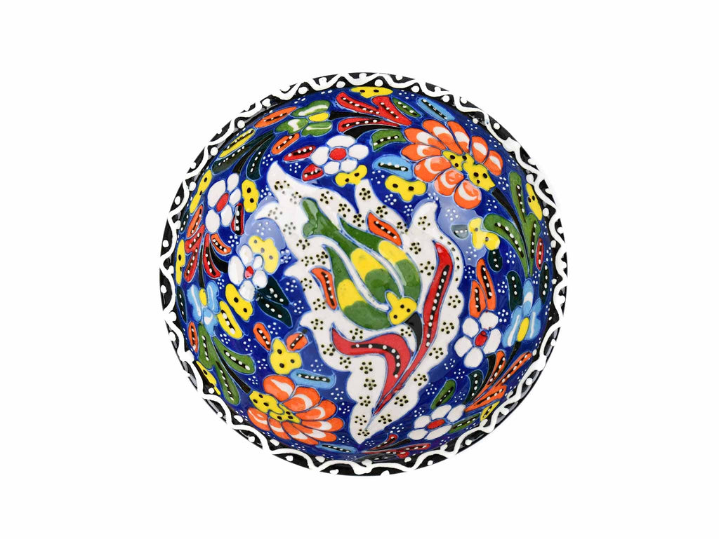 10 cm Turkish Bowls Flower Collection Blue Ceramic Sydney Grand Bazaar 1 