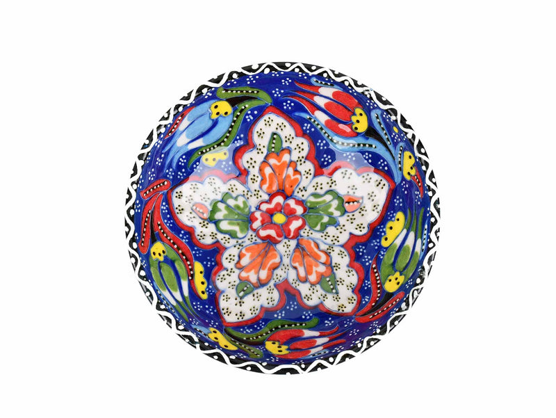 10 cm Turkish Bowls Flower Collection Blue Ceramic Sydney Grand Bazaar 5 