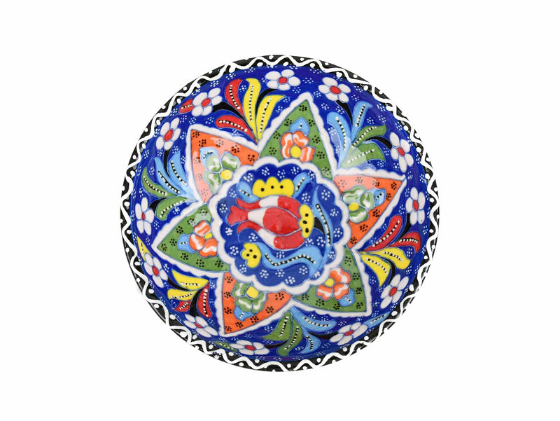 10 cm Turkish Bowls Flower Collection Blue Ceramic Sydney Grand Bazaar 9 