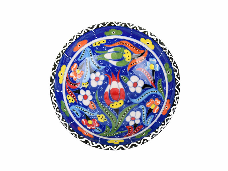 10 cm Turkish Bowls Flower Collection Blue Ceramic Sydney Grand Bazaar 10 