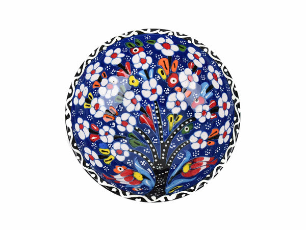 10 cm Turkish Bowls Flower Collection Blue Ceramic Sydney Grand Bazaar 2 