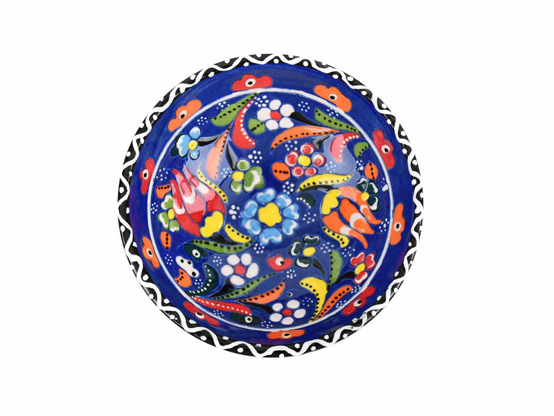 10 cm Turkish Bowls Flower Collection Blue Ceramic Sydney Grand Bazaar 12 