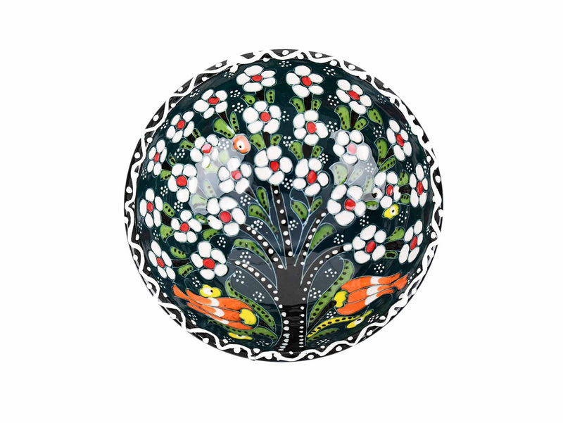 10 cm Turkish Bowls Flower Collection Green Ceramic Sydney Grand Bazaar 1 