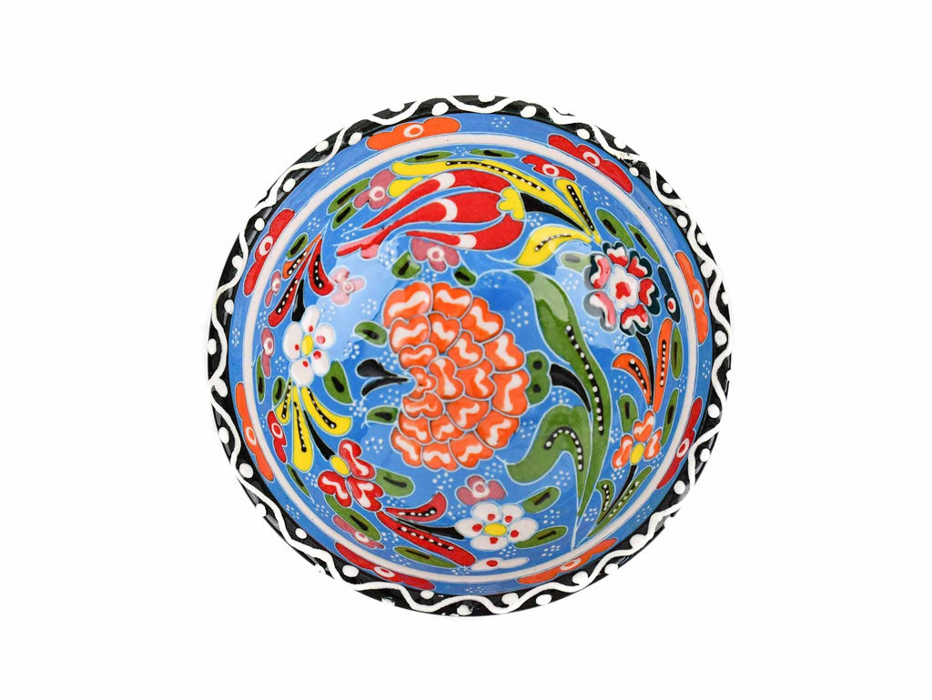 10 cm Turkish Bowls Flower Collection Light Blue Ceramic Sydney Grand Bazaar 1 