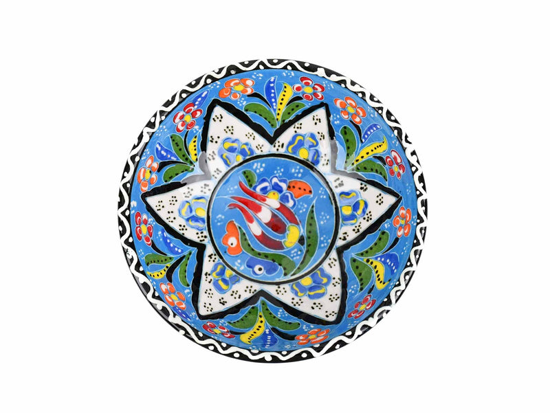 10 cm Turkish Bowls Flower Collection Light Blue Ceramic Sydney Grand Bazaar 6 