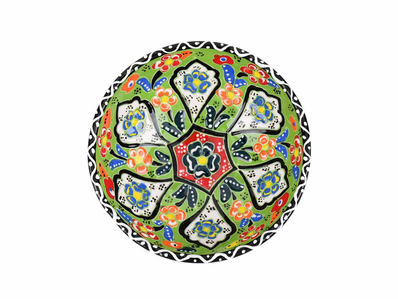 10 cm Turkish Bowls Flower Collection Light Green Ceramic Sydney Grand Bazaar 10 