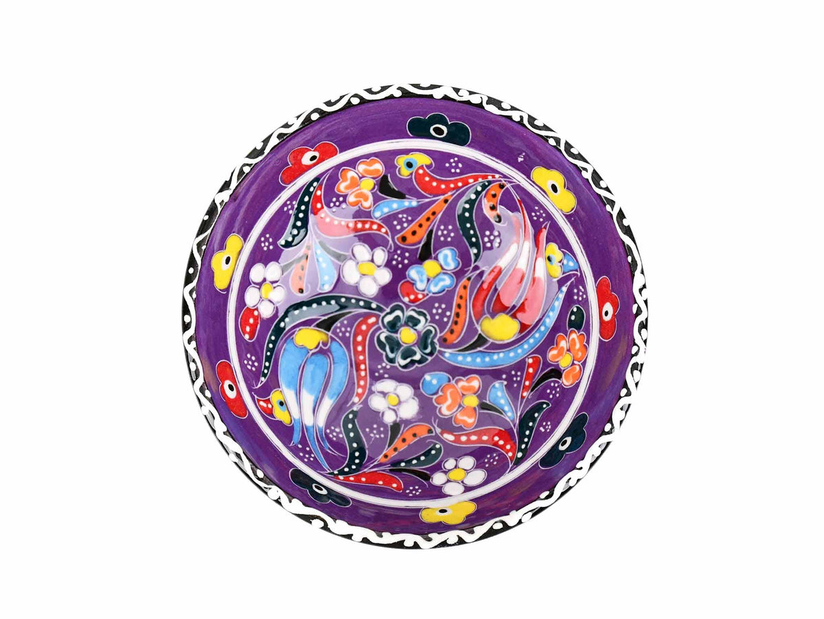 10 cm Turkish Bowls Flower Collection Purple Ceramic Sydney Grand Bazaar 3 
