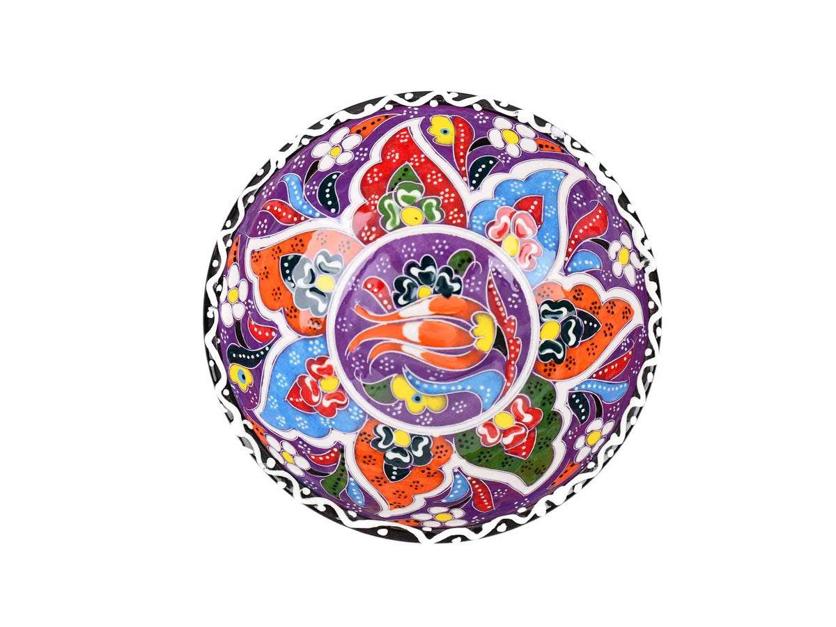 10 cm Turkish Bowls Flower Collection Purple Ceramic Sydney Grand Bazaar 13 