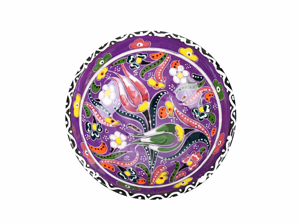 10 cm Turkish Bowls Flower Collection Purple Ceramic Sydney Grand Bazaar 1 