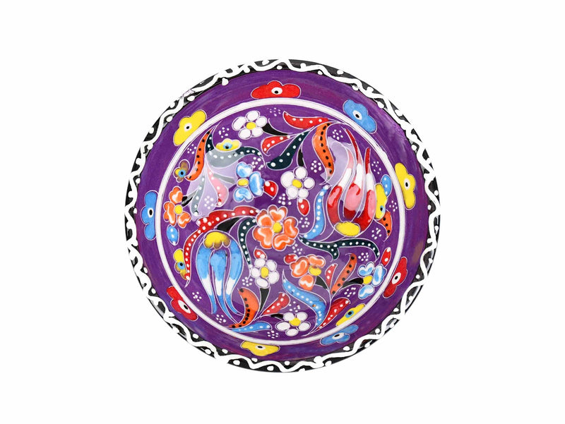 10 cm Turkish Bowls Flower Collection Purple Ceramic Sydney Grand Bazaar 5 