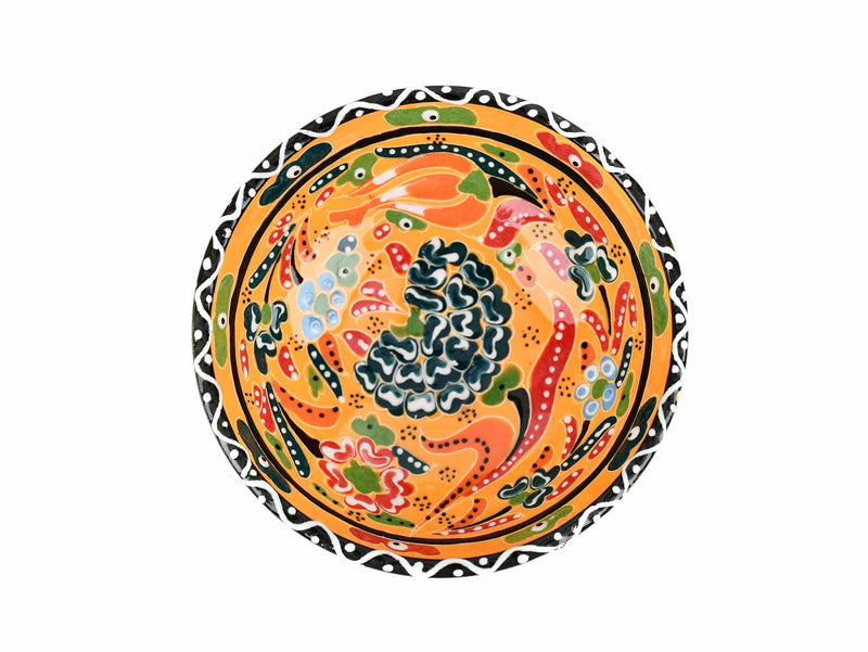 10 cm Turkish Bowls Flower Collection Yellow Ceramic Sydney Grand Bazaar 2 