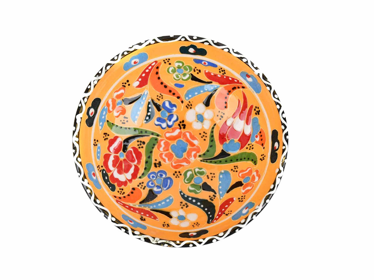 10 cm Turkish Bowls Flower Collection Yellow Ceramic Sydney Grand Bazaar 4 