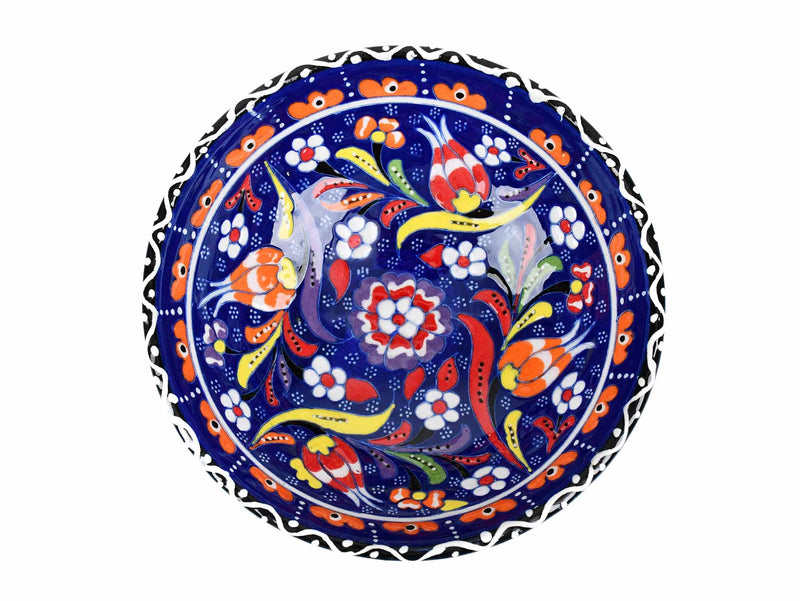 15 cm Turkish Bowls Flower Collection Blue Ceramic Sydney Grand Bazaar 24 