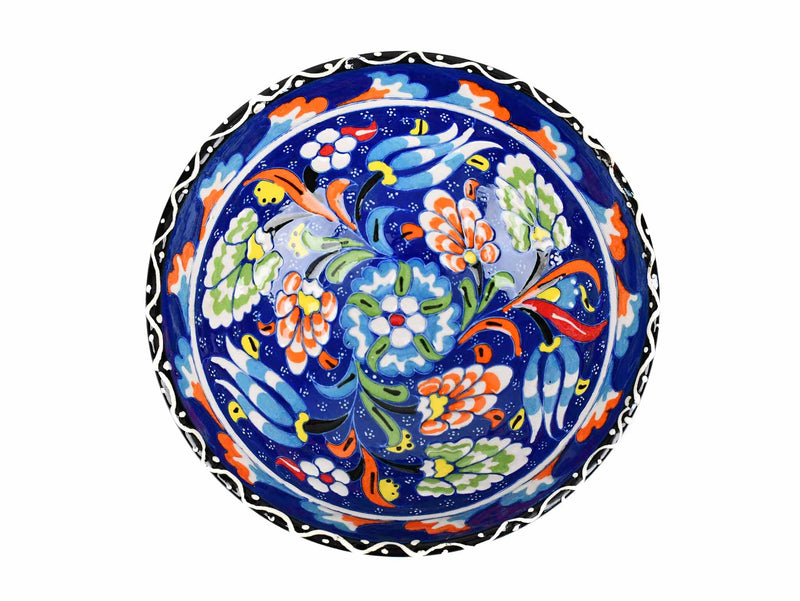 15 cm Turkish Bowls Flower Collection Blue Ceramic Sydney Grand Bazaar 21 