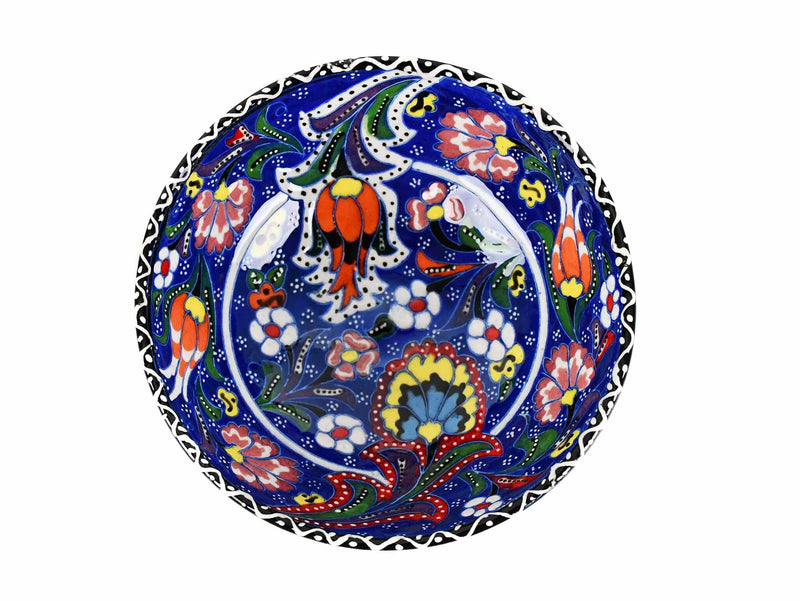 15 cm Turkish Bowls Flower Collection Blue Ceramic Sydney Grand Bazaar 6 