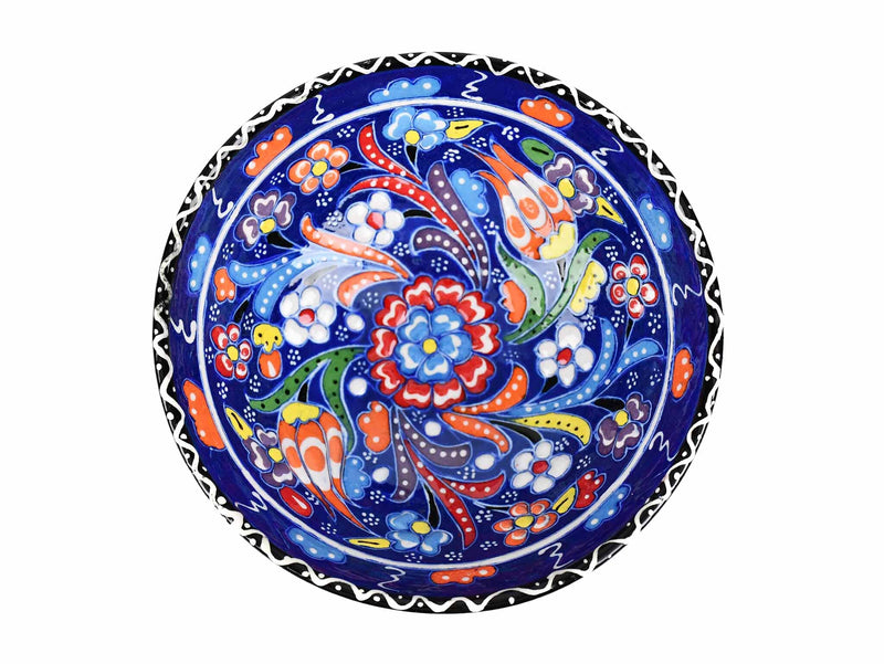 15 cm Turkish Bowls Flower Collection Blue Ceramic Sydney Grand Bazaar 25 