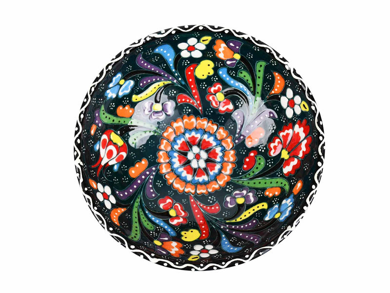 15 cm Turkish Bowls Flower Collection Green Ceramic Sydney Grand Bazaar 19 