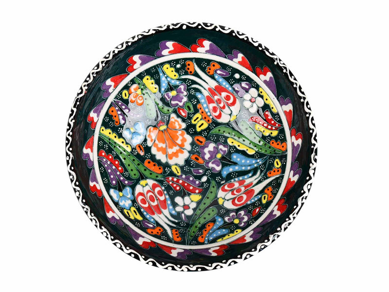 15 cm Turkish Bowls Flower Collection Green Ceramic Sydney Grand Bazaar 4 