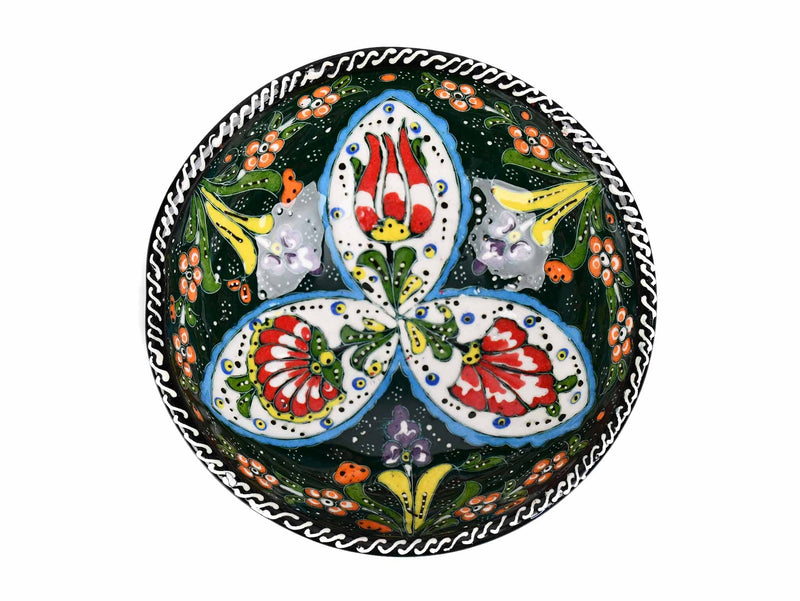 15 cm Turkish Bowls Flower Collection Green Ceramic Sydney Grand Bazaar 14 