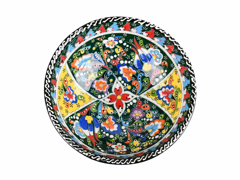 15 cm Turkish Bowls Flower Collection Green Ceramic Sydney Grand Bazaar 10 