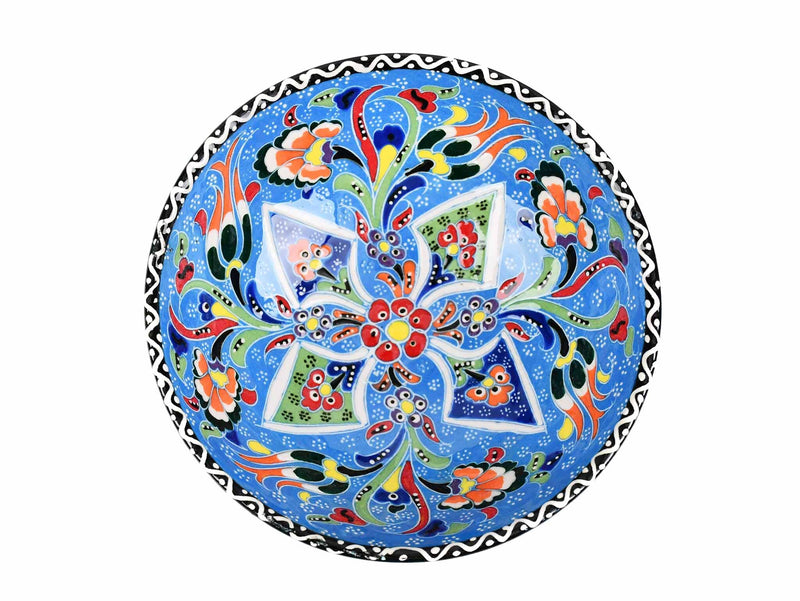 15 cm Turkish Bowls Flower Collection Light Blue Ceramic Sydney Grand Bazaar 16 