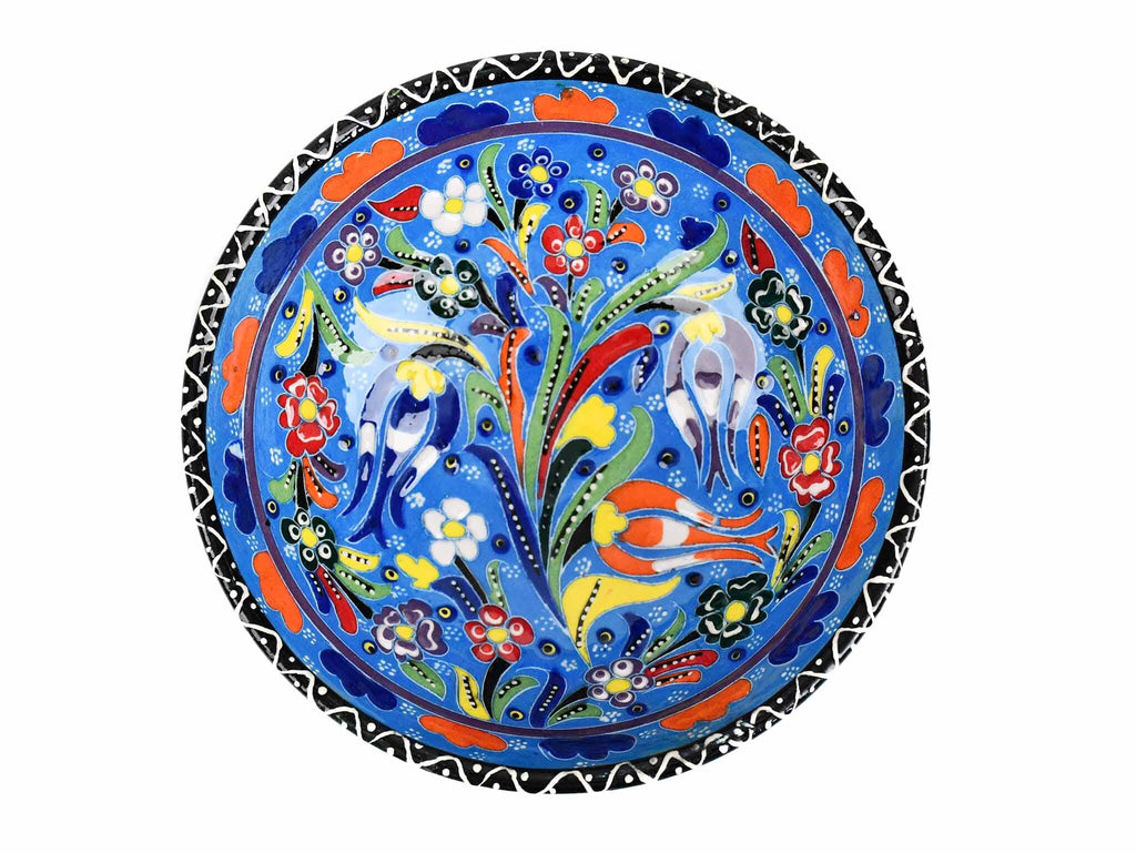 15 cm Turkish Bowls Flower Collection Light Blue Ceramic Sydney Grand Bazaar 1 