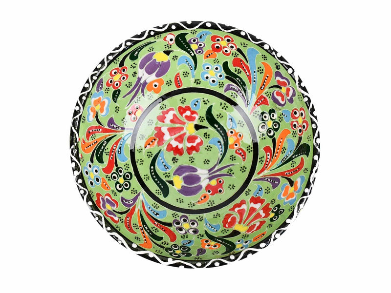 15 cm Turkish Bowls Flower Collection Light Green Ceramic Sydney Grand Bazaar 8 