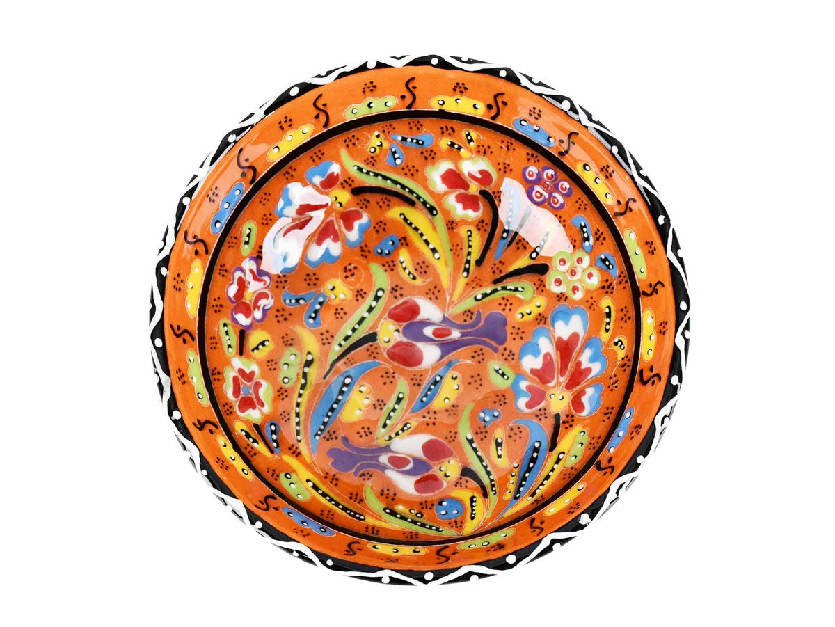 15 cm Turkish Bowls Flower Collection Orange Ceramic Sydney Grand Bazaar 11 