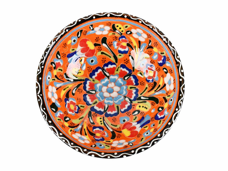 15 cm Turkish Bowls Flower Collection Orange Ceramic Sydney Grand Bazaar 13 