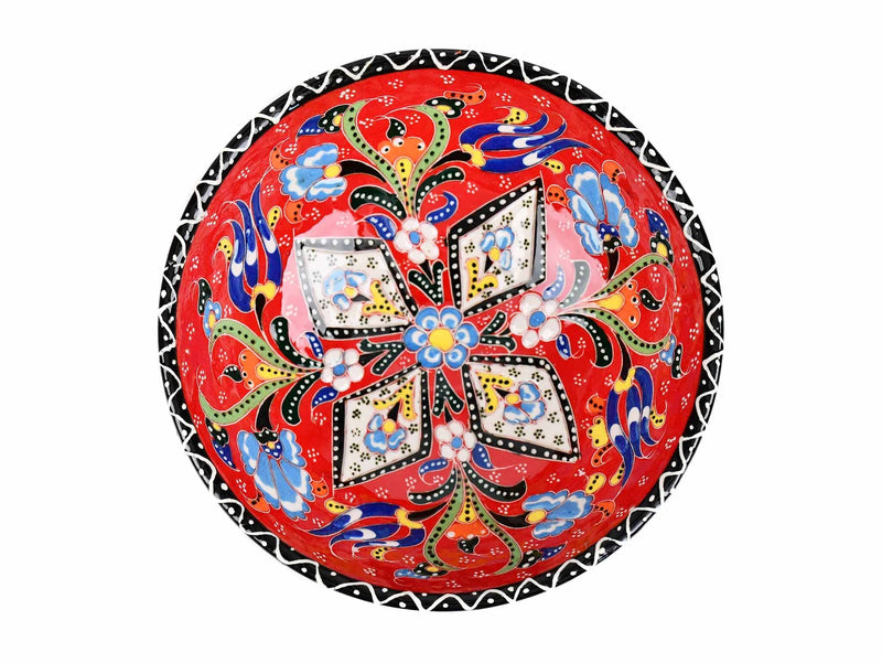 15 cm Turkish Bowls Flower Collection Red Ceramic Sydney Grand Bazaar 17 