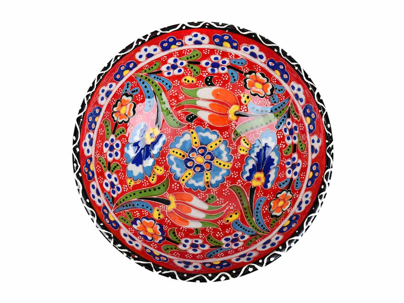 15 cm Turkish Bowls Flower Collection Red Ceramic Sydney Grand Bazaar 1 