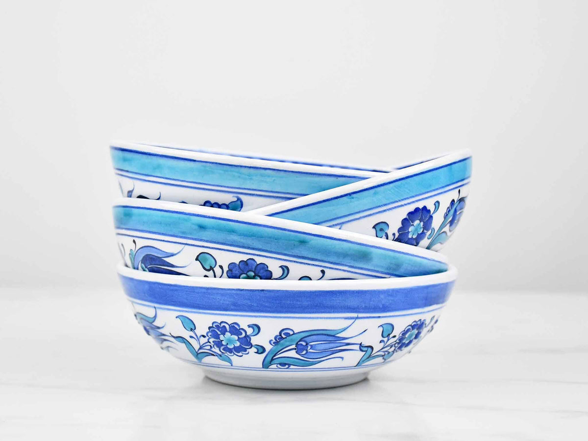 15 cm Turkish Bowls Iznik Blue Collection Ceramic Sydney Grand Bazaar 