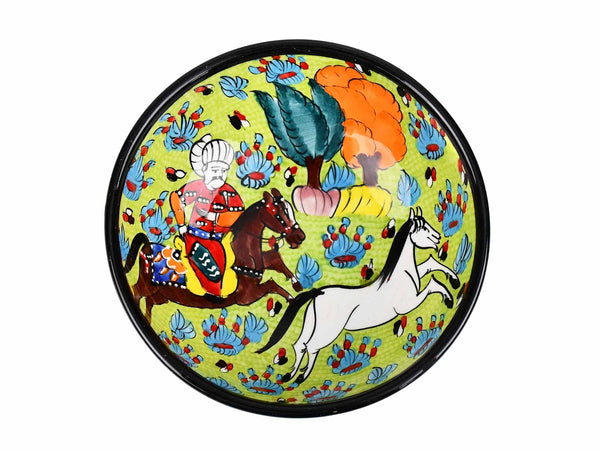 15 cm Turkish Bowls Ottoman Miniature Light Green Ceramic Sydney Grand Bazaar 1 