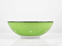 25 cm Turkish Bowls Millennium Collection Light Green Ceramic Sydney Grand Bazaar 