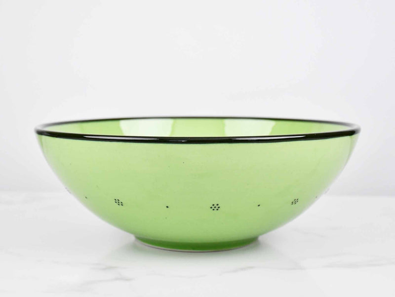 25 cm Turkish Bowls Millennium Collection Light Green Ceramic Sydney Grand Bazaar 