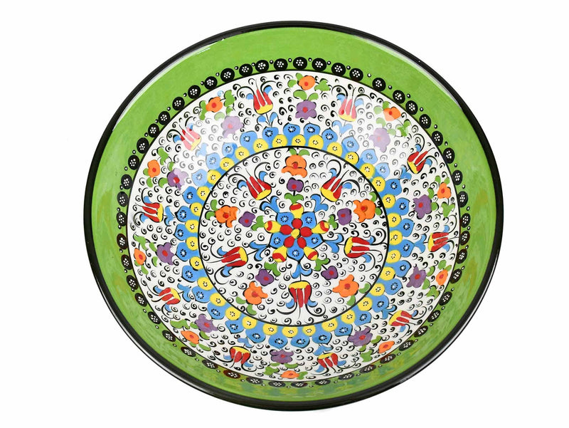 25 cm Turkish Bowls Millennium Collection Light Green Ceramic Sydney Grand Bazaar 2 