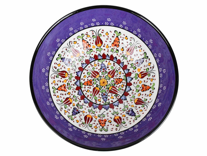 25 cm Turkish Bowls Millennium Collection Purple Ceramic Sydney Grand Bazaar 2 