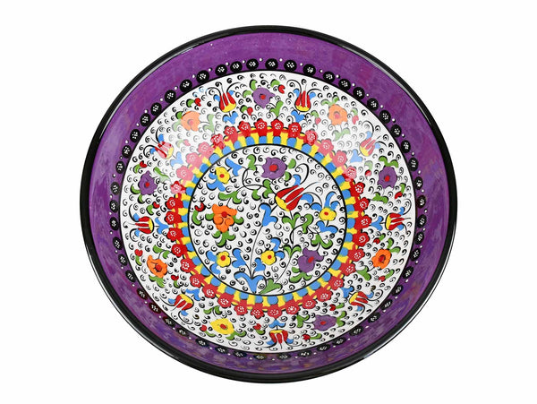 25 cm Turkish Bowls Millennium Collection Purple Ceramic Sydney Grand Bazaar 3 