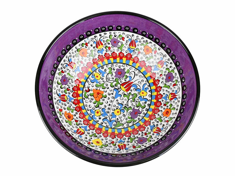 25 cm Turkish Bowls Millennium Collection Purple Ceramic Sydney Grand Bazaar 3 