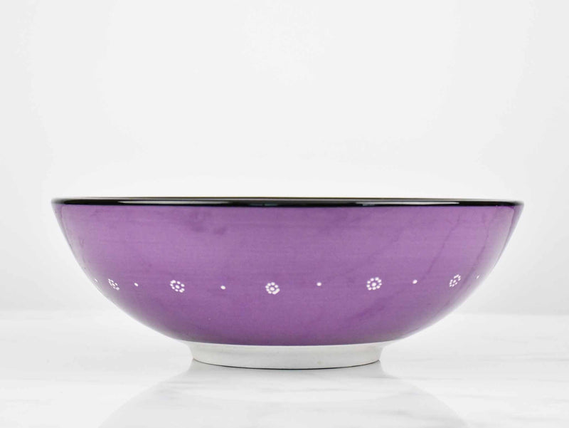 25 cm Turkish Bowls Millennium Collection Purple Ceramic Sydney Grand Bazaar 