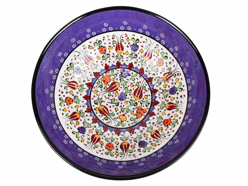 25 cm Turkish Bowls Millennium Collection Purple Ceramic Sydney Grand Bazaar 1 