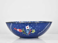 30 cm Turkish Bowls Flower Blue Design 1 Ceramic Sydney Grand Bazaar 