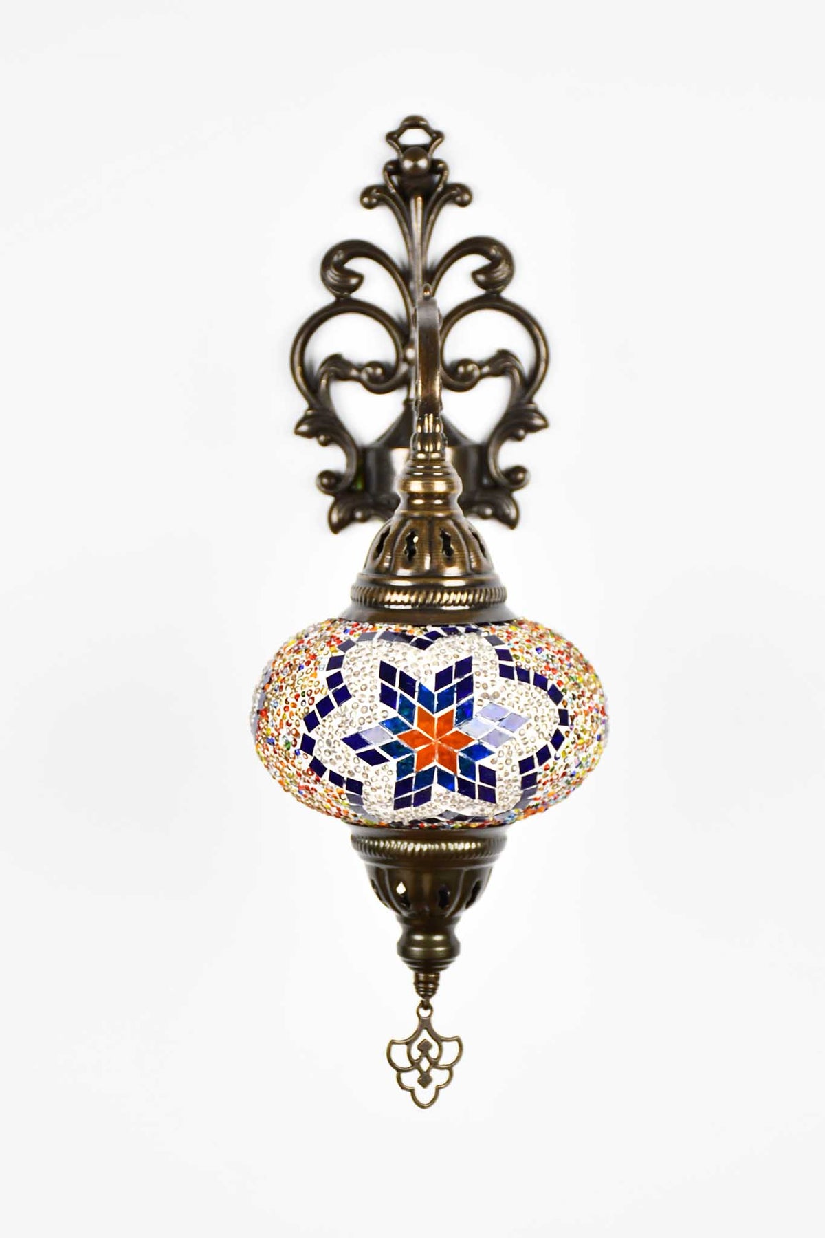 Turkish wall light beads star colourful